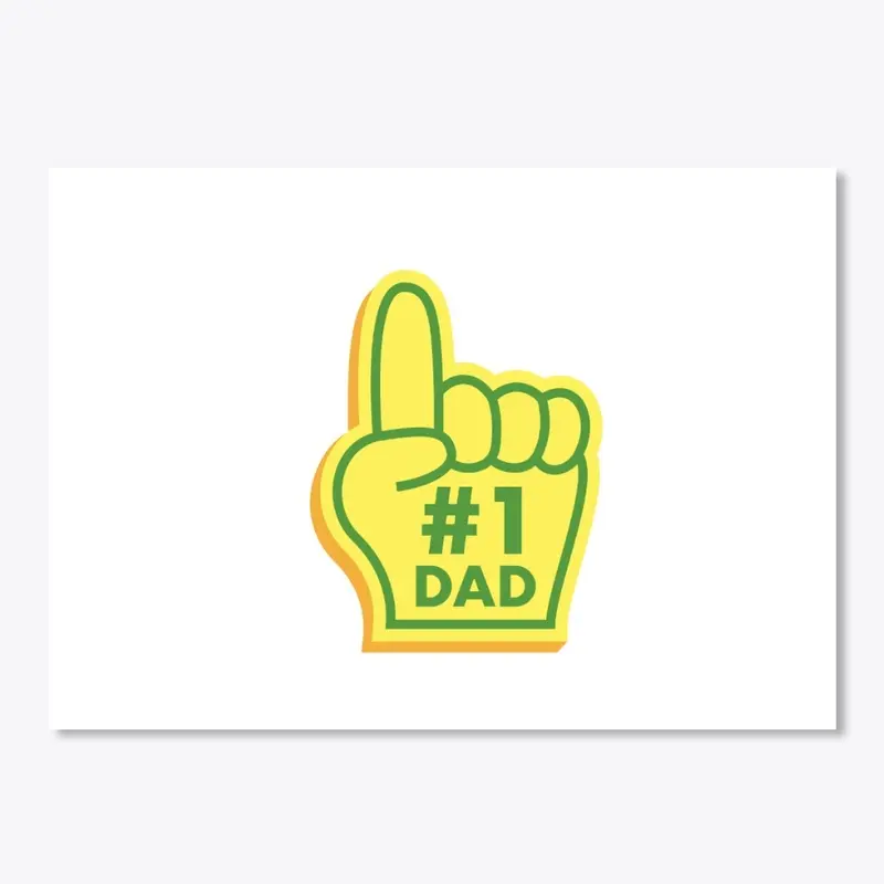 #1 DAD:  FATHERS DAY T-SHIRTS FOR DAD